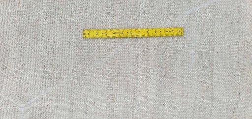 Full view of New Morocco rug from Pakistan, 291 × 197 cm in Beige tones