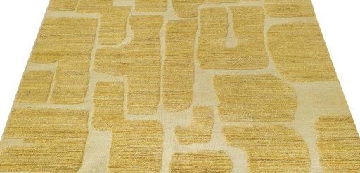 Surface texture of New Morocco rug with natural Wool and intricate pattern