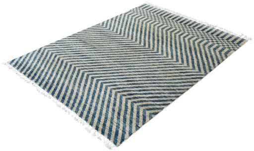 Close-up detail of New Morocco rug from Pakistan showing Wool weave