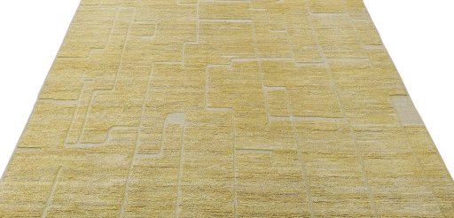 Surface texture of New Morocco rug with natural Wool and intricate pattern