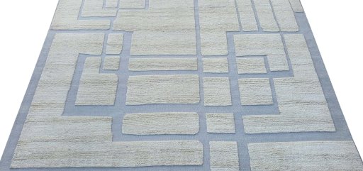 Surface texture of New Morocco rug with natural Wool and intricate pattern