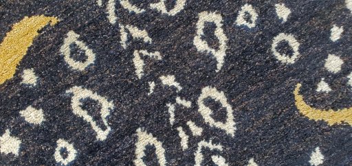 Central medallion detail of New Morocco rug from Pakistan