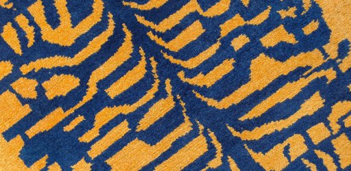 Central medallion detail of New Morocco rug from Pakistan