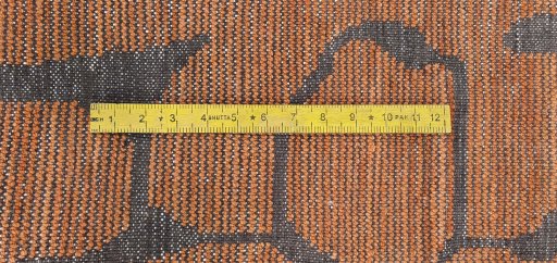 Full view of New Morocco rug from Pakistan, 251 × 183 cm in Yellow tones
