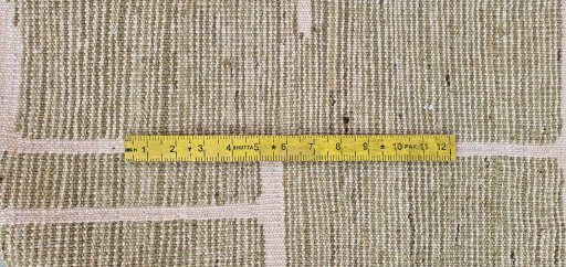 Full view of New Morocco rug from Pakistan, 240 × 182 cm in Green tones