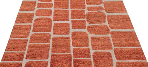 Surface texture of New Morocco rug with natural Wool and intricate pattern