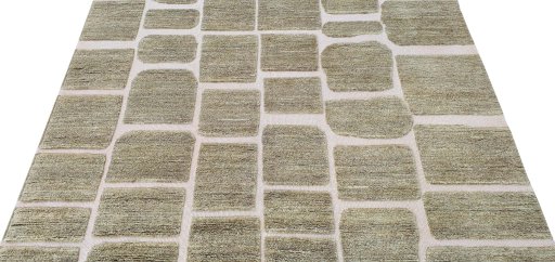 Surface texture of New Morocco rug with natural Wool and intricate pattern