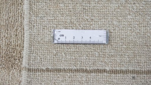 Full view of New Nepal Carpets rug from Nepal, 300 × 250 cm in Gray tones