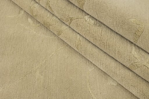 Close-up detail of New Nepal Carpets rug from Nepal showing Wool weave