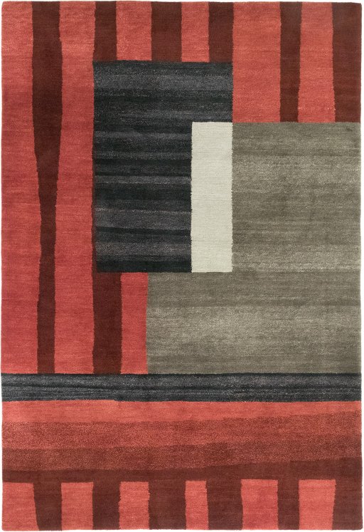 Full view of New Nepal Carpets rug from Nepal, 300 × 206 cm in Red tones