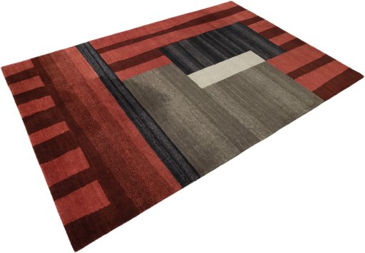 Close-up detail of New Nepal Carpets rug from Nepal showing Wool weave