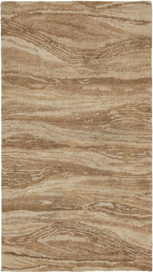 Full view of New Nepal Carpets rug from Nepal, 163 × 91 cm in Brown tones