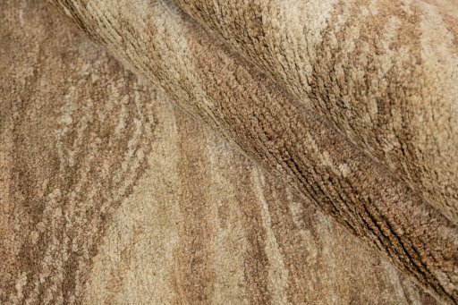 Close-up detail of New Nepal Carpets rug from Nepal showing Wool weave