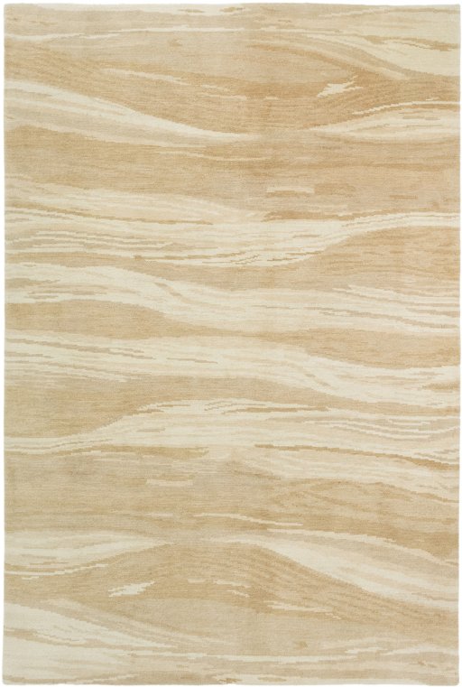 Full view of New Nepal Carpets rug from Nepal, 274 × 183 cm in Cream tones