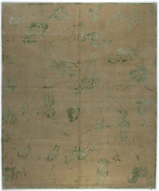 Full view of New Nepal Carpets rug from Nepal, 300 × 251 cm in Brown tones