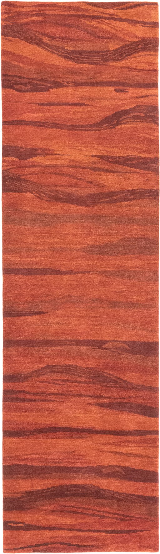 Full view of New Nepal Carpets rug from Nepal, 300 × 86 cm in Red tones