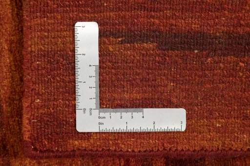 Close-up detail of New Nepal Carpets rug from Nepal showing Wool weave