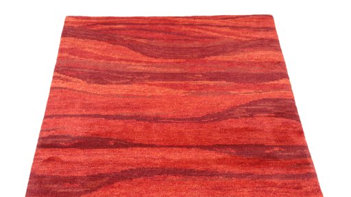 Surface texture of New Nepal Carpets rug with natural Wool and intricate pattern
