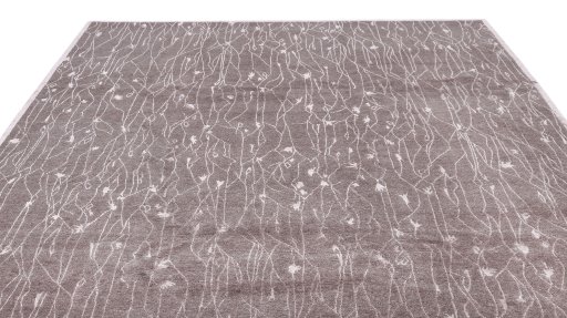 Surface texture of New Nepal Carpets rug with natural Wool and intricate pattern