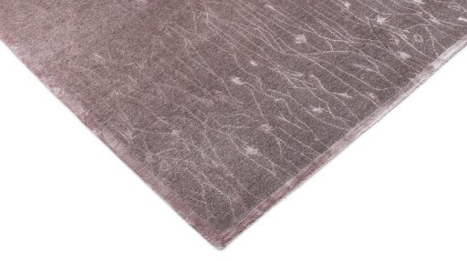 Backside of handmade New Nepal Carpets rug showing knot structure and weave density