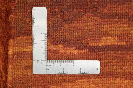 Close-up detail of New Nepal Carpets rug from Nepal showing Wool weave