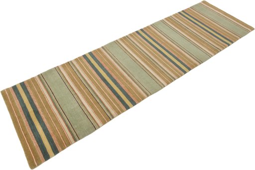 Close-up detail of New Nepal Carpets rug from Nepal showing Wool weave