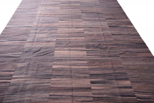 Surface texture of New Kilim Kiasar rug with natural Wool and intricate pattern