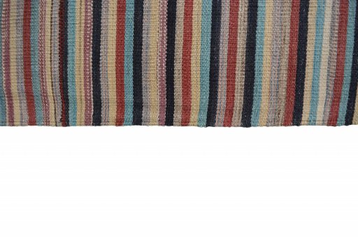 Close-up detail of New Kilim Kiasar rug from Iran / Persia showing Wool weave