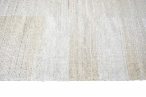 Close-up detail of New Kilim Kiasar rug from Iran / Persia showing Wool weave