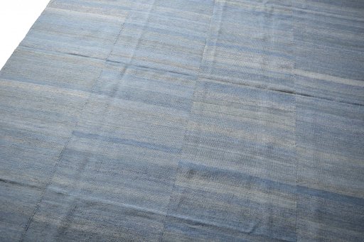 Surface texture of New Kilim Kiasar rug with natural Wool and intricate pattern