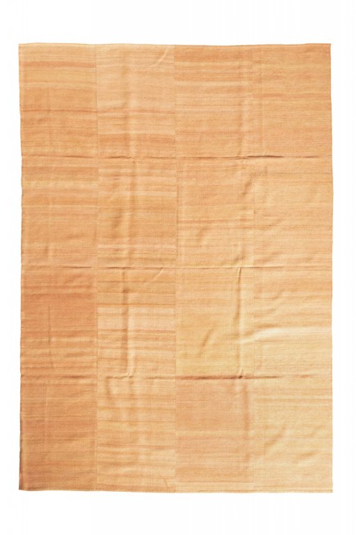 Full view of New Kilim Kiasar rug from Iran / Persia, 320 × 224 cm in Yellow tones