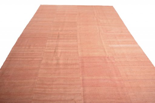 Close-up detail of New Kilim Kiasar rug from Iran / Persia showing Wool weave