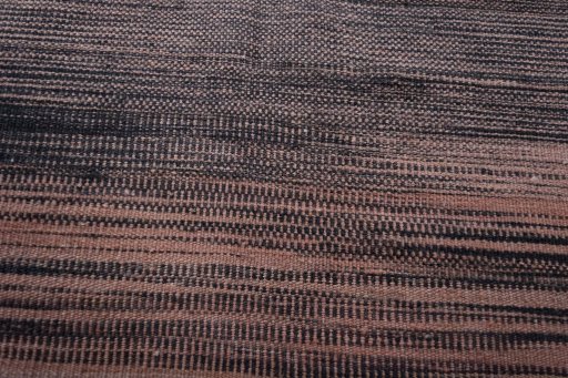 Backside of handmade New Kilim Kiasar rug showing knot structure and weave density