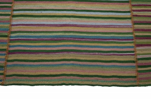 Surface texture of New Kilim Kiasar rug with natural Wool and intricate pattern