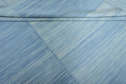 Full view of New Kilim Kiasar rug from Iran / Persia, 300 × 216 cm in Blue tones