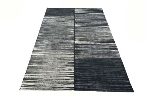Close-up detail of New Kilim Kiasar rug from Iran / Persia showing Wool weave