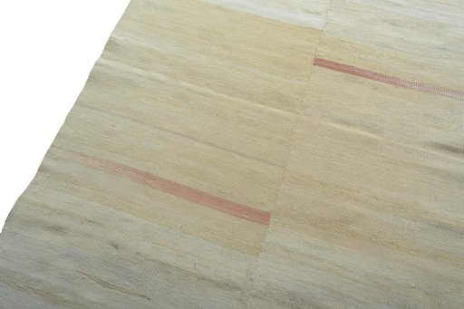 Surface texture of New Kilim Kiasar rug with natural Wool and intricate pattern
