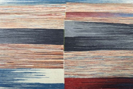 Full view of New Kilim Kiasar rug from Iran / Persia, 196 × 149 cm in Multi Color tones