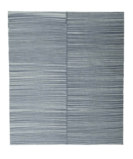 Full view of New Kilim Kiasar rug from Iran / Persia, 199 × 171 cm in Gray tones