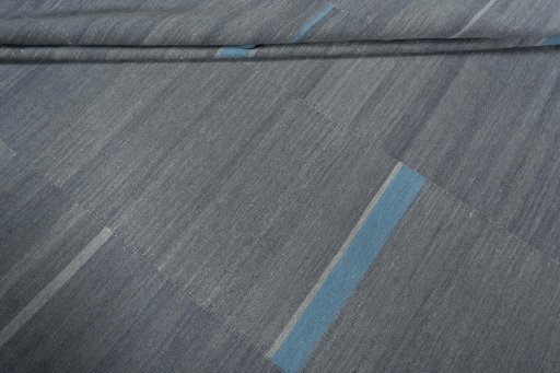 Corner detail of New Kilim Kiasar rug showing border pattern and Wool pile