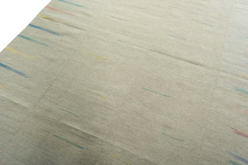 Surface texture of New Kilim Kiasar rug with natural Wool and intricate pattern
