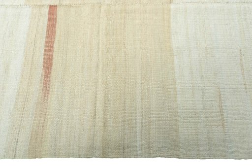 Close-up detail of New Kilim Kiasar rug from Iran / Persia showing Wool weave