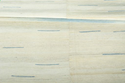 Full view of New Kilim Kiasar rug from Iran / Persia, 166 × 114 cm in Beige tones