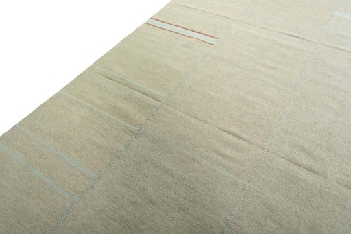 Surface texture of New Kilim Kiasar rug with natural Wool and intricate pattern