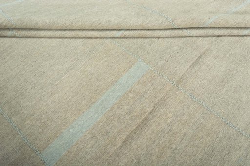 Full view of New Kilim Kiasar rug from Iran / Persia, 371 × 274 cm in Beige tones