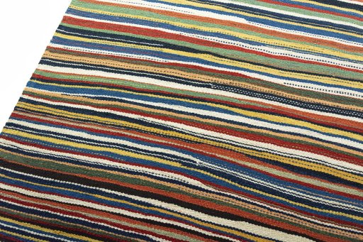 Surface texture of New Kilim Sofre rug with natural Wool and intricate pattern