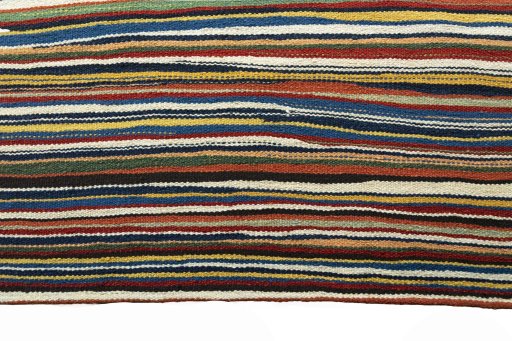 Central medallion detail of New Kilim Sofre rug from Iran / Persia