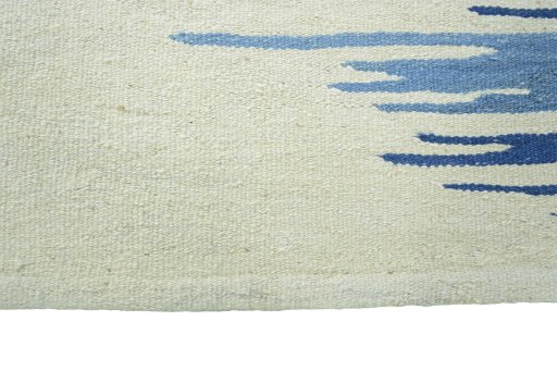 Central medallion detail of New Kilim Sofre rug from Iran / Persia