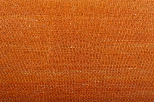 Backside of handmade New Kilim Sofre rug showing knot structure and weave density