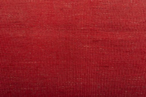 Backside of handmade New Kilim Sofre rug showing knot structure and weave density